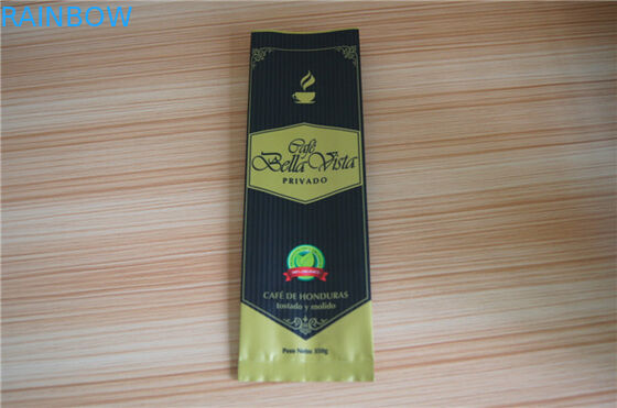 Bolso de empaquetado de empaquetado del sello del patio de la bolsa de la hoja del escudete del lado del papel de aluminio de Matt