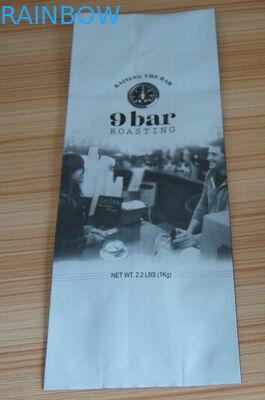 Bolso de empaquetado de empaquetado del sello del patio de la bolsa de la hoja del escudete del lado del papel de aluminio de Matt