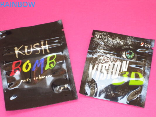 Bolsos de empaquetado reciclados del almacenamiento de Mylar de la bolsa del cigarro de la cremallera de la bolsa de la hoja