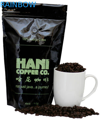 El té del café se levanta la bolsa del papel de aluminio que empaqueta el bolso Ziplock 250g 500g de Kraft