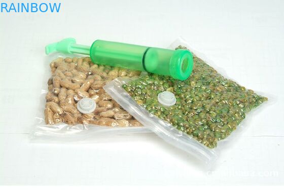 Bolsas de aire de bombeo de vacío laminadas de 3 lados Bolsas de sellado de vacío para alimentos para peces / vegetales