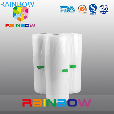 Bolsas de sello de vacío de alimentos de textura transparente a medida Bolsas de almacenamiento de vacío