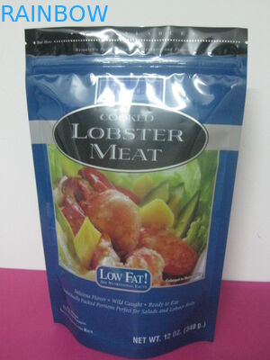 El empaquetado plástico que se puede volver a sellar de la bolsa de la hoja se levanta bolsos Ziplock laminados del papel de aluminio