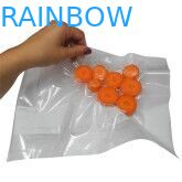 Rolos de seguridad de alimentos transparentes Bolsas de sello de vacío de alimentos con impresión en gravura
