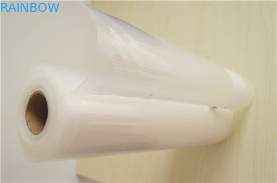 Rolos de seguridad de alimentos transparentes Bolsas de sello de vacío de alimentos con impresión en gravura