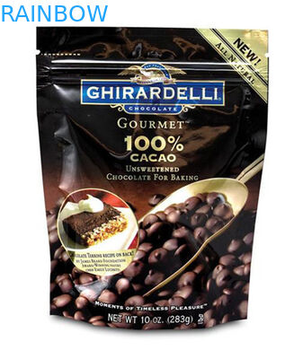 El empaquetado de las bolsas plásticas del grano de café del papel de aluminio se levanta el bolso con la válvula