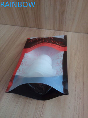 Levántese el envase de plástico llenado de las semillas del cáñamo/de los bolsos de Noni con la cremallera