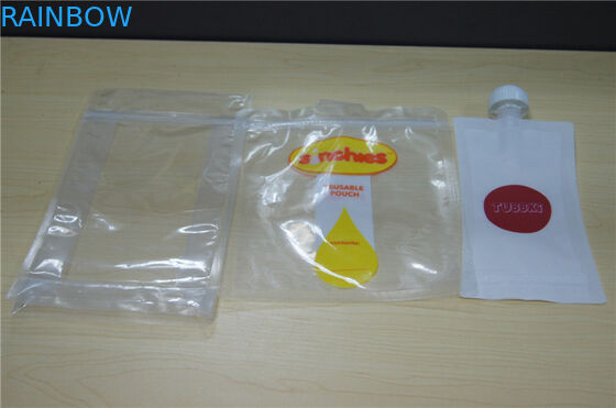 El empaquetado fermentado orgánico aprobado por la FDA de las bebidas de la miel 500ml se levanta el bolso del canalón