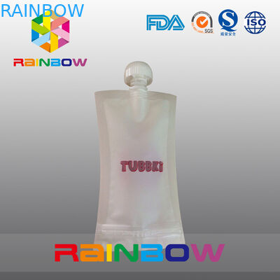 Bolsa del canalón de la bolsa de los alimentos para niños de la categoría alimenticia que empaqueta con el canalón superior y la cremallera durable