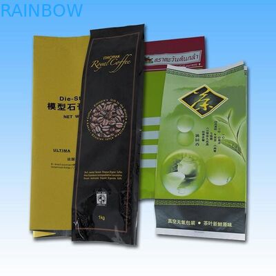 Sello que empaqueta, bolso del patio del escudete del lado del papel de aluminio de Pacakging del café/del té