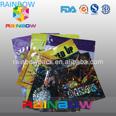 El empaquetado herbario modificado para requisitos particulares del incienso 4g/10g/el Ziplock del popurrí empaqueta