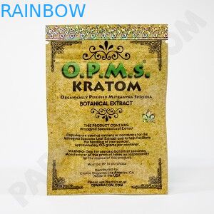 el ziplock de empaquetado del papel de aluminio del extracto de la bolsa botánica de la hoja empaqueta el empaquetado de las cápsulas