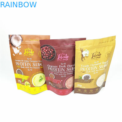 Digitaces que imprimen los bolsos de empaquetado de mylar de la cremallera del soporte del polvo de Kratom de la bolsa de la hoja para arriba