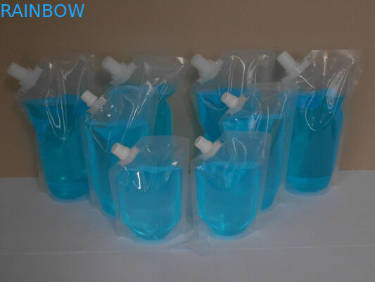 Frascos plásticos libres de Bpa del bolso del canalón del corredor del vino de la bolsa del frasco de la travesía de la categoría alimenticia