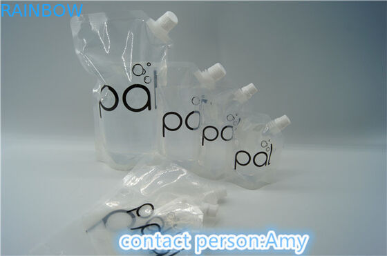 ANIMAL DOMÉSTICO de empaquetado/NY/PE de la cremallera 200ml de la bolsa doble biodegradable del canalón