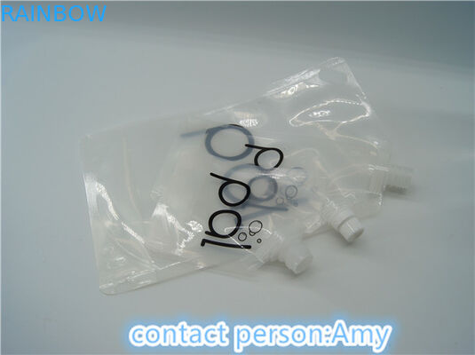 ANIMAL DOMÉSTICO de empaquetado/NY/PE de la cremallera 200ml de la bolsa doble biodegradable del canalón