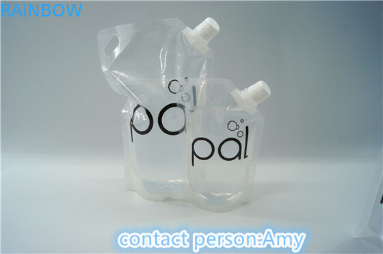 ANIMAL DOMÉSTICO de empaquetado/NY/PE de la cremallera 200ml de la bolsa doble biodegradable del canalón