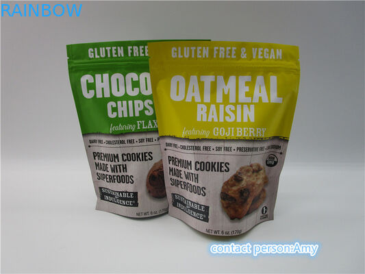 Impresión de empaquetado del fotograbado del chocolate de la galleta del bolso promocional por encargo del bocado