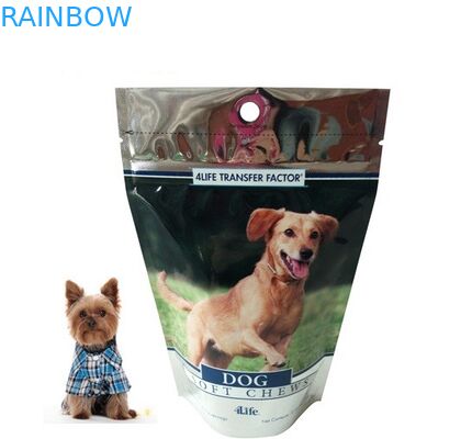 Bolsos del alimento para animales bolsa del papel de aluminio/del escudete de empaquetado del lado para la comida de empaquetado del gato/de perro/el alimento para animales