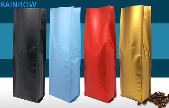 la aduana 250g imprimió la bolsa de empaquetado Ziplock del papel de aluminio/bolsos asados de los granos de café del paquete de Doy
