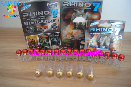 Botellas de píldora plásticas modificadas para requisitos particulares de la bala, botellas plásticas de la medicina con el casquillo del metal