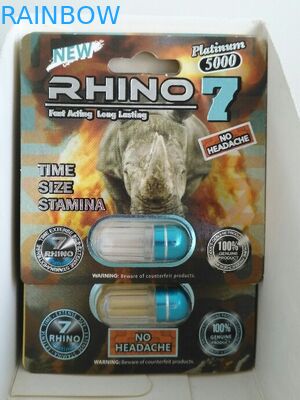 Envase masculino de empaquetado de la píldora del aumento del sexo de la caja de papel del ODM del OEM