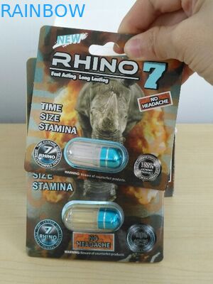 Envase masculino de empaquetado de la píldora del aumento del sexo de la caja de papel del ODM del OEM