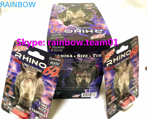 Paquetes de burbuja sexuales masculinos de la medicina del funcionamiento/empaquetado de encargo de la ampolla