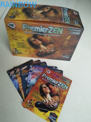 Las píldoras masculinas del aumento despejan los materiales de empaquetado del papel/PP de la ampolla