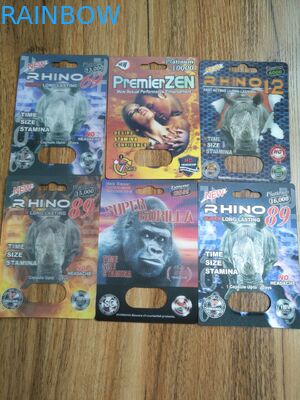 Las píldoras masculinas del aumento despejan los materiales de empaquetado del papel/PP de la ampolla