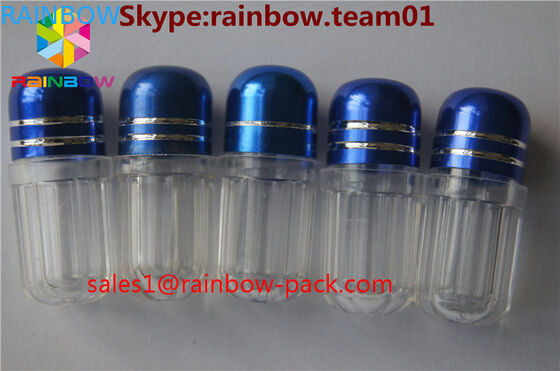 las pequeñas píldoras del sexo del envase de la cápsula de la forma de la píldora encapsulan la caja de la cápsula para la botella de píldora de empaquetado del aumento de la píldora del rinoceronte 7