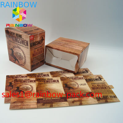 Las píldoras del aumento del sexo de la caja de presentación de la mamba negra que empaquetan la tarjeta 3D efectúan la píldora del sexo