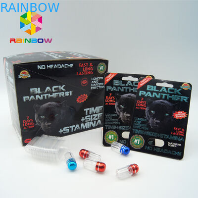 el pequeño sexo femenino hace tabletas las botellas con la botella de empaquetado de la cápsula de la píldora del sexo del casquillo del metal con el empaquetado impreso de la cápsula del sexo del casquillo