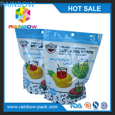 ziplock ziplock de la hoja del negro del bolso del papel de aluminio del olor de la prueba de mylar del bolso de la prueba grande ziplock de aluminio que se puede volver a sellar de encargo del olor