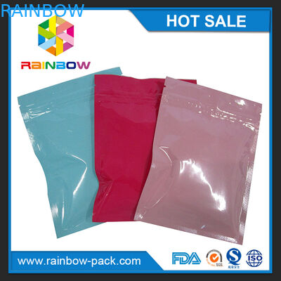 ziplock ziplock de la hoja del negro del bolso del papel de aluminio del olor de la prueba de mylar del bolso de la prueba grande ziplock de aluminio que se puede volver a sellar de encargo del olor