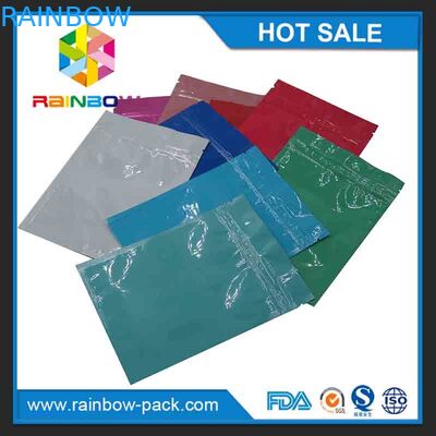 huela el bolso sellado apretón ziplock ziplock del papel de aluminio de la medicina del bolso del papel de aluminio de la prueba con el bolso que se puede volver a sellar del cierre en la parte superior