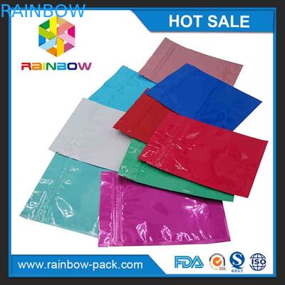 huela el bolso sellado apretón ziplock ziplock del papel de aluminio de la medicina del bolso del papel de aluminio de la prueba con el bolso que se puede volver a sellar del cierre en la parte superior