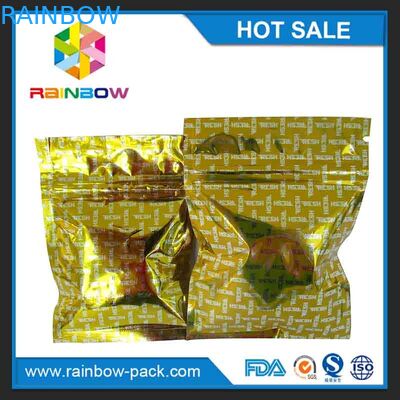 Bolsa de la hoja del hockey shinny del oro mini que empaqueta/bolsos Ziplock de aluminio sellados herméticamente