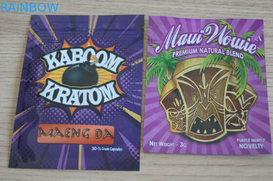 1G 3g 4g 5g bolsos del incienso herbario que empaquetan, pequeño bolso Ziplock de 10 gramos de la especia