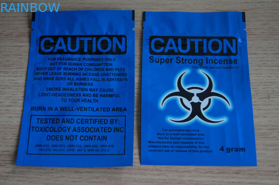 Especias botánicas del extracto que empaquetan los bolsos, las bolsas de plástico herbarias de la cerradura de la cremallera del incienso de Klimax