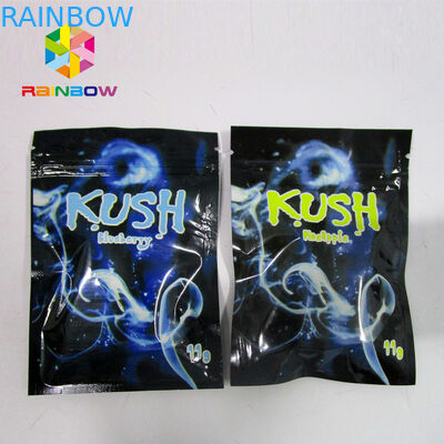 El incienso herbario de la especia que se puede volver a sellar que empaqueta, mylar ziplock empaqueta un claro lateral