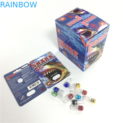 Tarjeta Pakcgaing de la ampolla del papel de las píldoras del sexo del mercado de los E.E.U.U. para el rinoceronte 7 píldoras de la mamba negra del rinoceronte 69/tigre