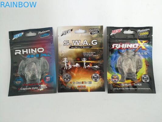 Bolsos Ziplock médicos duros de empaquetado laminados de la píldora de la repetición de la bolsa de la hoja de la comida