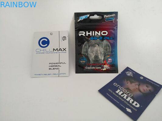 Bolsos Ziplock médicos duros de empaquetado laminados de la píldora de la repetición de la bolsa de la hoja de la comida