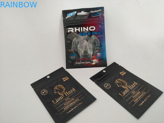 3 muescas de empaquetado del rasgón de los bolsos de la bolsa de la píldora lateral del sello para el polvo duro de la cápsula de la repetición