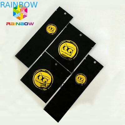 La aduana imprimió el bolso de los señuelos de los pescados de los bolsos del envase de plástico con la cinta de la soldadura