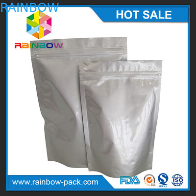 La aduana clasificó el papel de aluminio se levanta el bolso ziplock para el almacenamiento del bocado de la comida