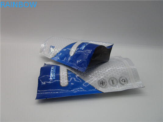 la proteína se levanta la bolsa para el bolso de la cerradura de la cremallera del papel de aluminio del polvo de la proteína 2lb