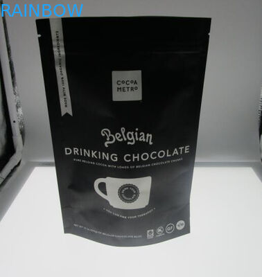 bolso de empaquetado de la impresión de 12 onzas del café sólo de la bolsa mate de encargo de la hoja con la válvula/la cremallera