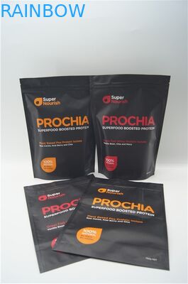 La nutrición de alta calidad del papel de aluminio coloca el bolso para arriba de empaquetado con la cremallera